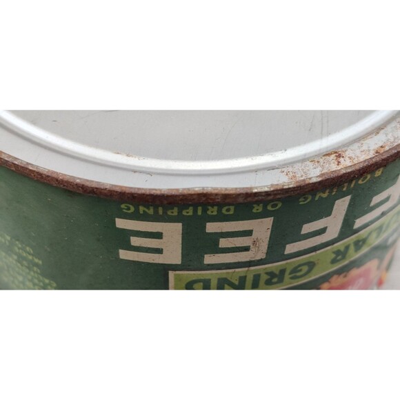 Vintage Del Monte 1 LB Coffee Can Has Patina - Picture 10 of 10